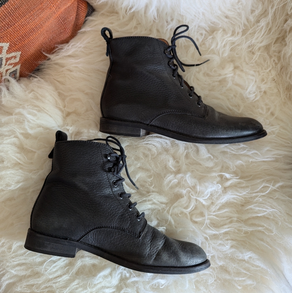 Madewell Black Leather Boots - Picture 11 of 12
